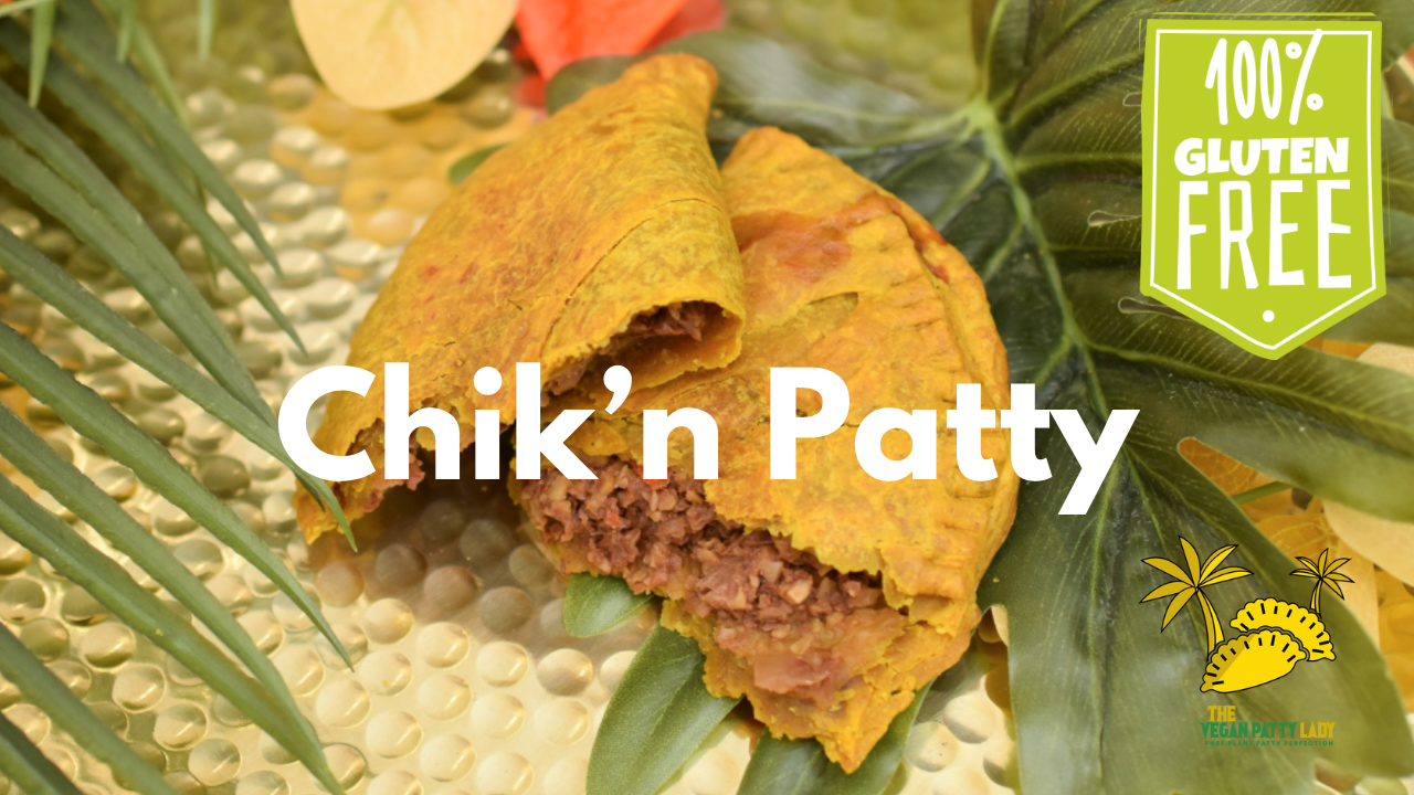 Full Size Vegan Jamaican Curry Patty