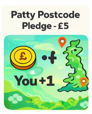 Patty Postcode Pledge - £5